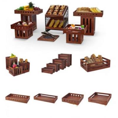 Buffet Display Stand Caterers Tree Shape wood bowl